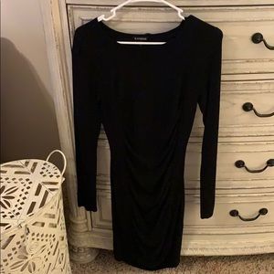 Long sleeve black light sweater dress wore once